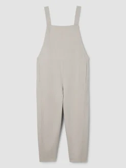 Slubby Organic Cotton Linen Overalls