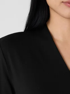 Stretch Jersey Knit Oval Dress