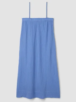 Striped Organic Cotton Gauze Cami Dress