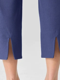 Washable Stretch Crepe Slim Pant