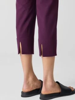 Washable Stretch Crepe Slim Pant