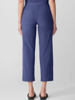 Washable Stretch Crepe Straight Pant