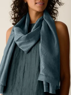 Washed Organic Silk Scarf